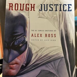 DC Comics Rough Justice by Alex Ross - Red, Blue, Gray Cover